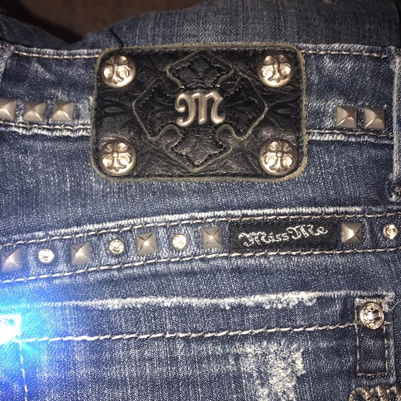 Miss me jeans size 28 unique lace - Picture 13 of 13